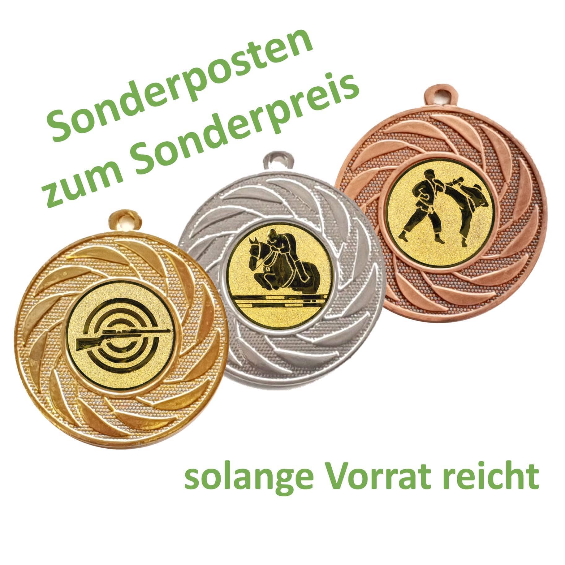 Durchmesser 50 mm Durchmesser Sportland Pokal/Medaille Emblem Motiv Boßeln S.B.J 