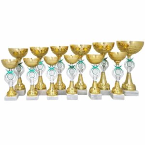 Pokal "Villach gold/grün" M2623 | 19,5-31cm