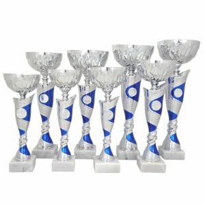 Pokal "Zürs silber/blau" G2642 | 28-40,5cm