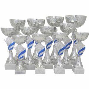 Pokal "Hörbranz silber/blau" M2626 | 20-32,5cm