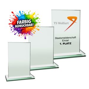 Glaspokal "Ischgl" mit Farbdruck GS2670 | 15-20cm