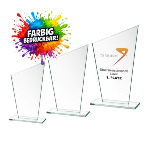 Glaspokal "Schruns" mit Farbdruck GS2672 | 17-25cm