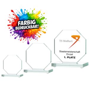 Glaspokal "Kapfenberg" mit Farbdruck GS2673 | 10-20cm