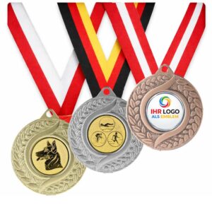 Medaille "Leon" 50 mm, inkl. Band und Emblem