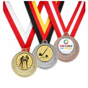 Medaille "Mia" 40 mm, inkl. Band und Emblem